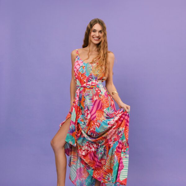 MY LORA DRESS(flamingo pink)
