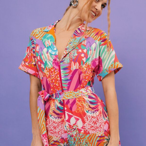 MY CANDY JUMPSUIT(flamingo pink)