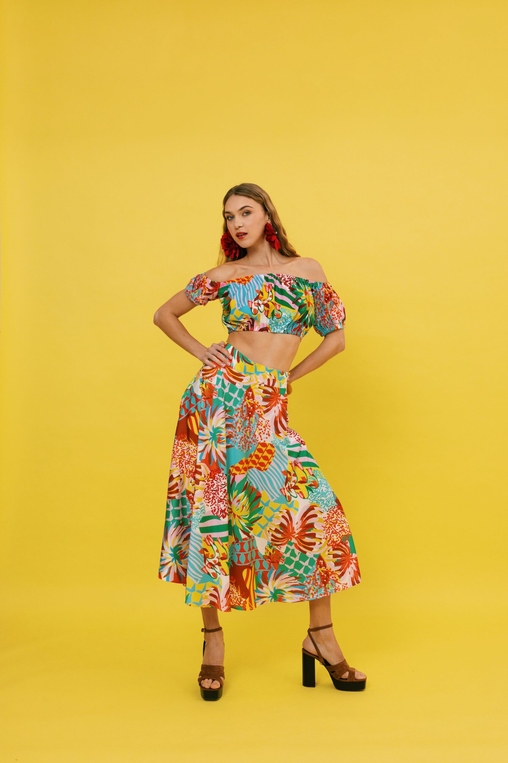MY MIRELLA SKIRT (Sunset Jungle) - Image 3