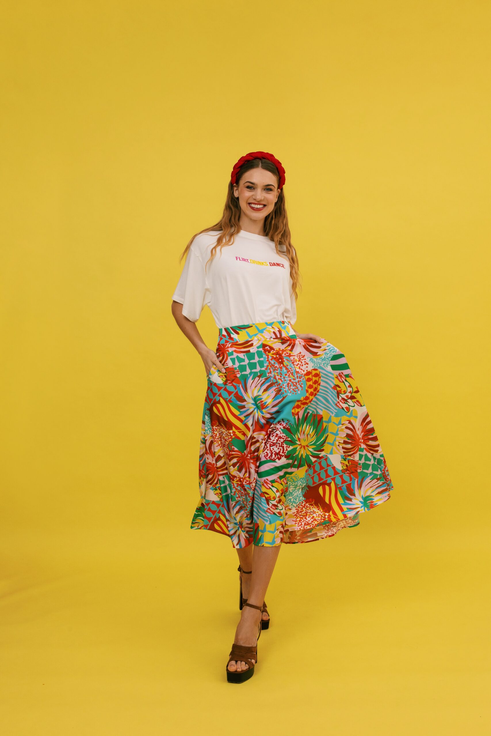 MY MIRELLA SKIRT (Sunset Jungle) - Image 4