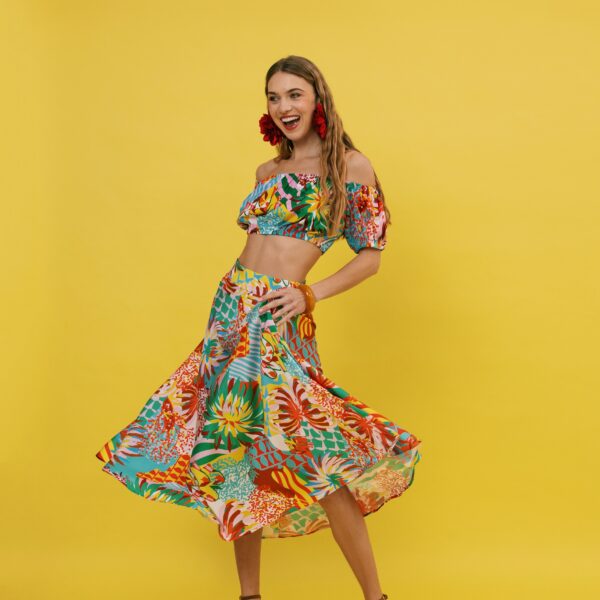 MY MIRELLA SKIRT (Sunset Jungle)