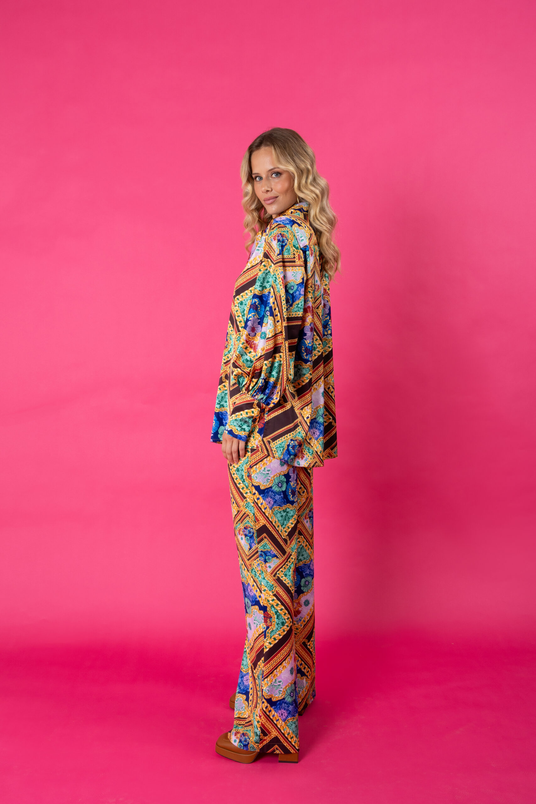 MY SARA TROUSERS (MIDNIGHT BLOOM) - Image 3