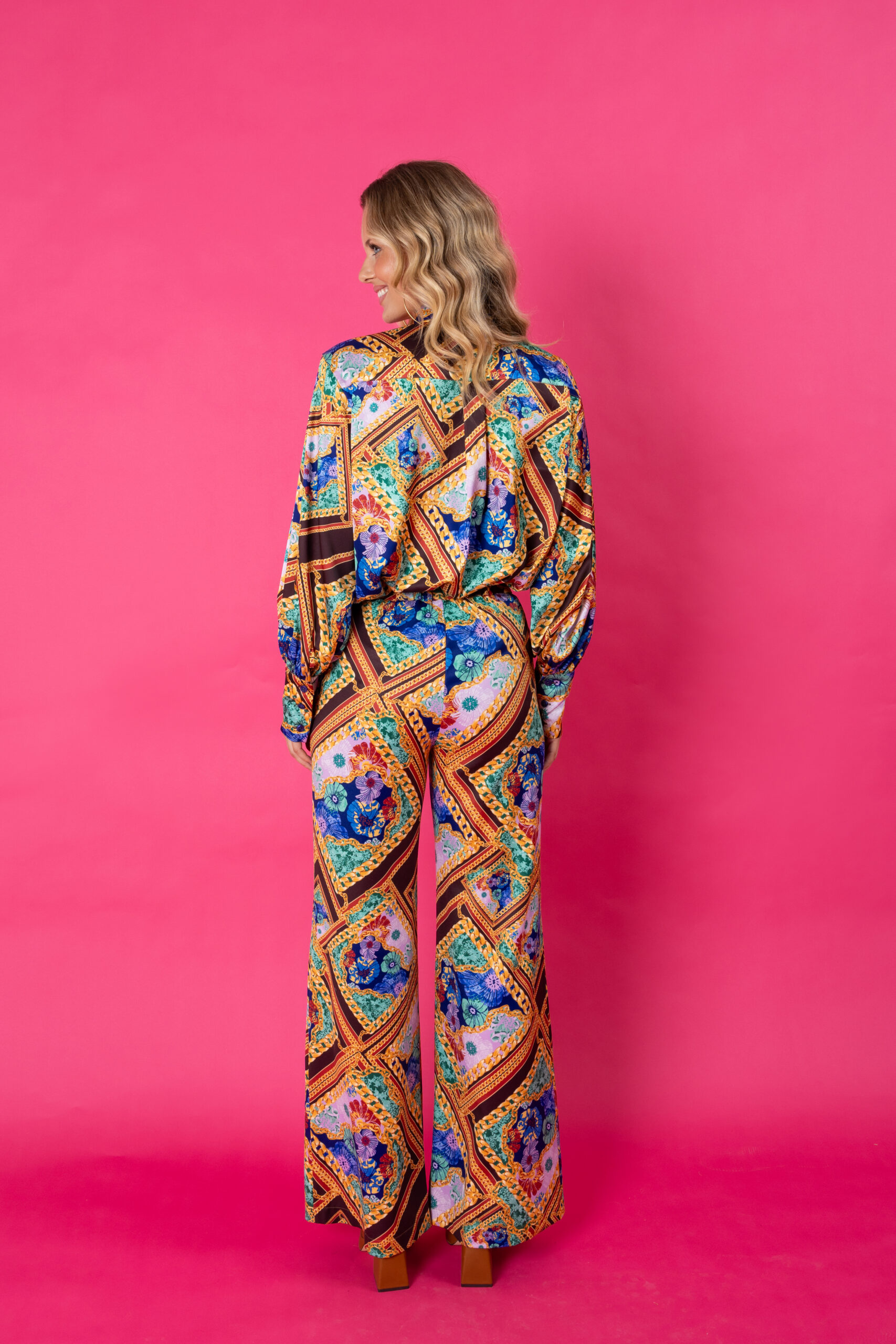 MY SARA TROUSERS (MIDNIGHT BLOOM) - Image 4